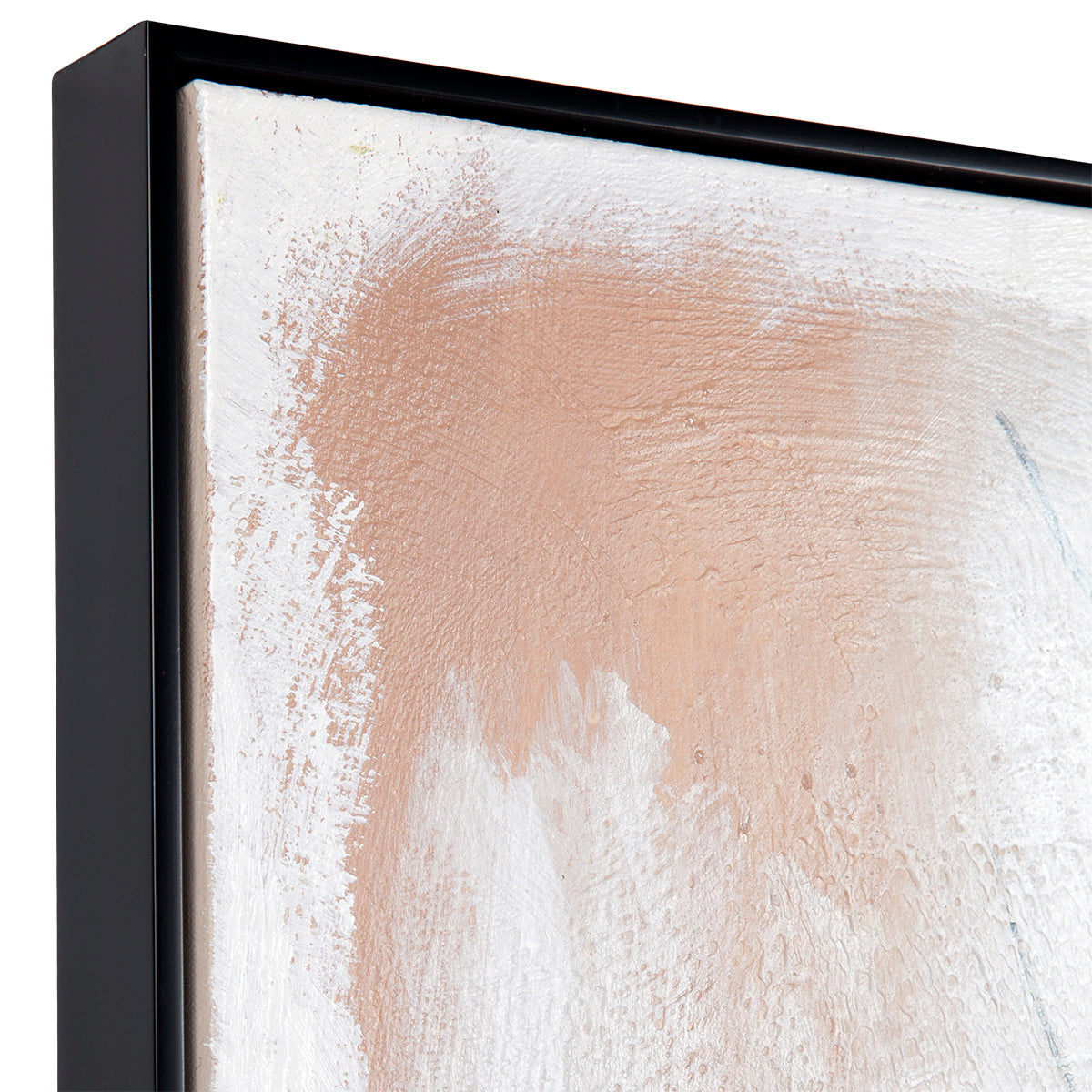 Soft Neutral Abstract Oil Canvas – 140 × 120 cm – view 5