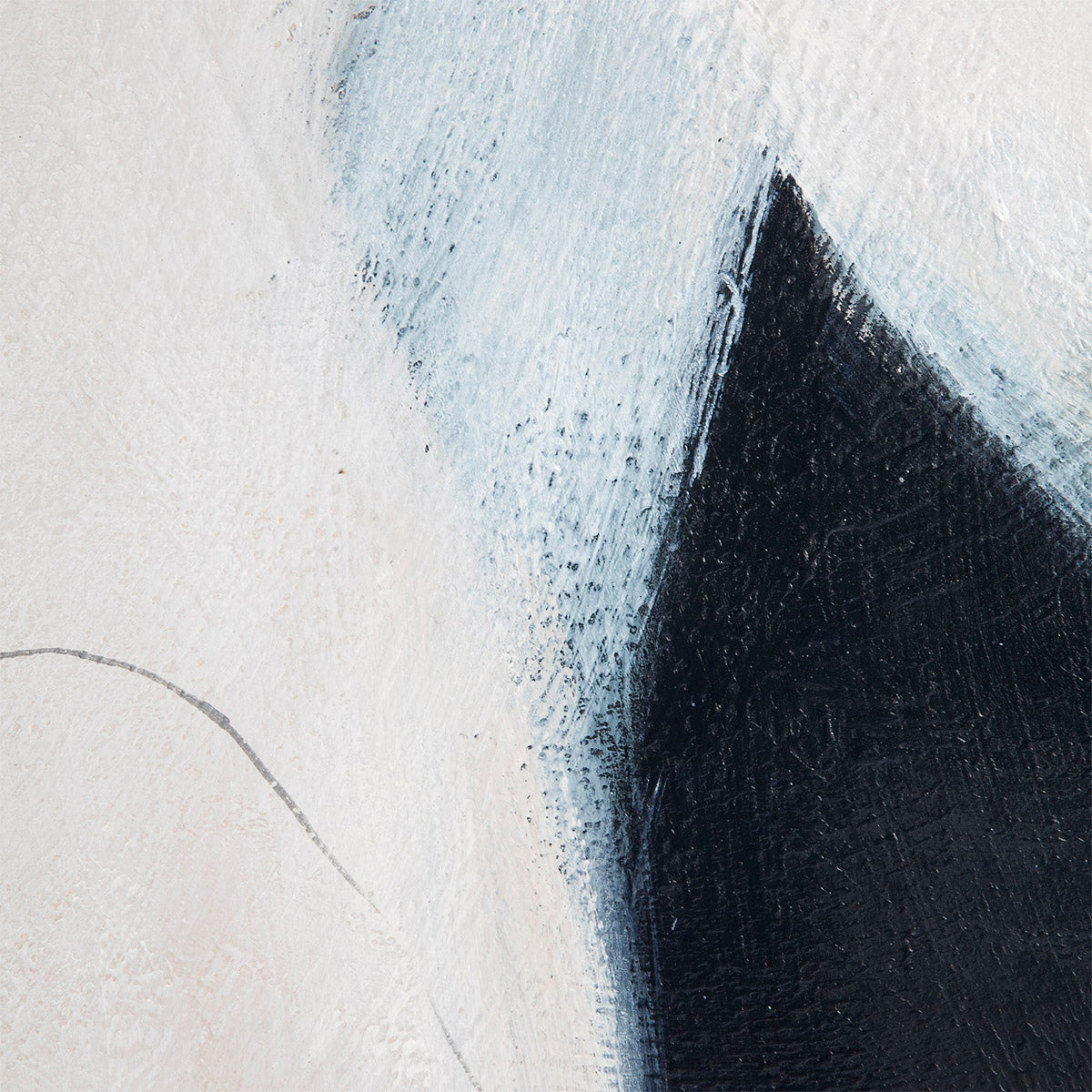 Soft Neutral Abstract Oil Canvas – 140 × 120 cm – view 6
