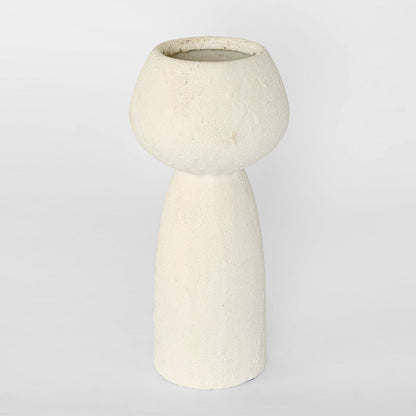 Sculptural Chalk Terracotta Vase – Small – view 2