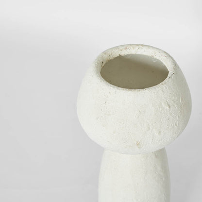Sculptural Chalk Terracotta Vase – Small – view 3