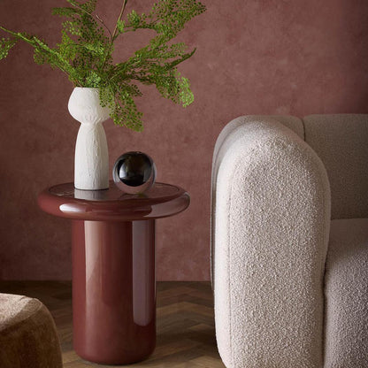 Sculptural Chalk Terracotta Vase – Small – view 4