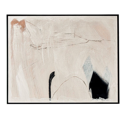Soft Neutral Abstract Oil Canvas – 100 × 80 cm – view 1