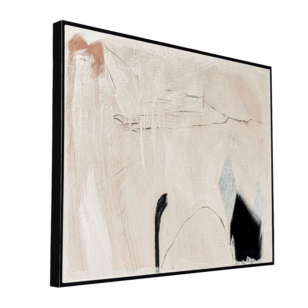 Soft Neutral Abstract Oil Canvas – 100 × 80 cm – view 2