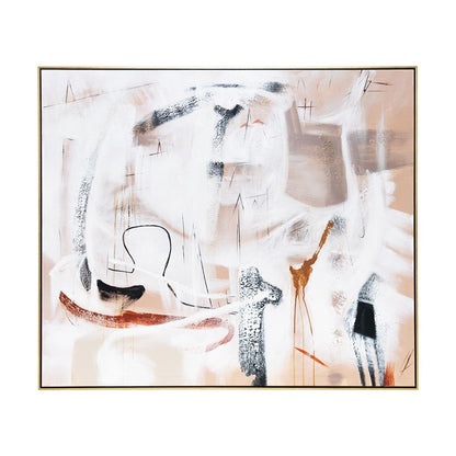 Earth Tone Freeform Oil Canvas – 140 × 120 cm – view 2