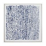 Indigo Rhythm Framed Canvas Print – 125 cm – view 1