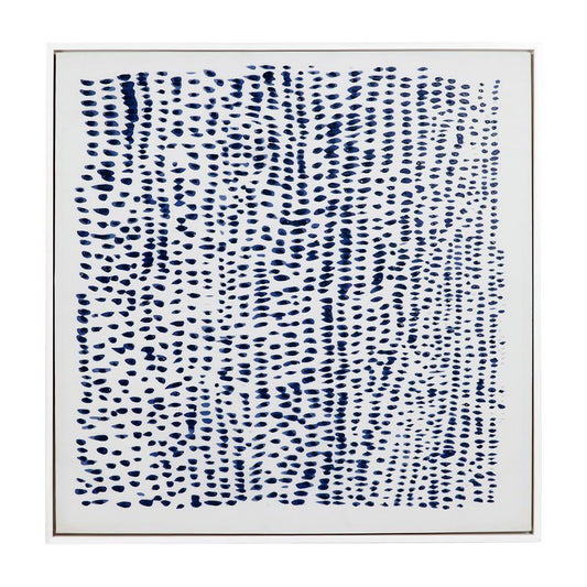 Indigo Rhythm Framed Canvas Print – 125 cm – view 1