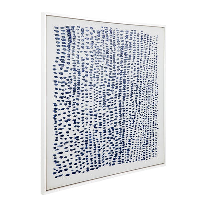 Indigo Rhythm Framed Canvas Print – 125 cm – view 3
