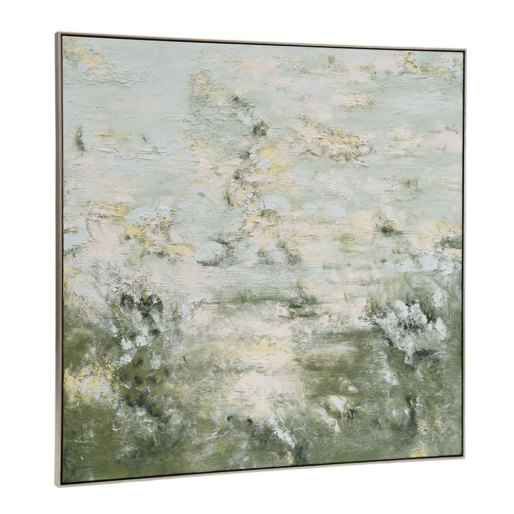 Meadow Light Oil Canvas – 140 cm Square – view 2