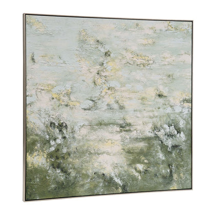 Meadow Light Oil Canvas – 140 cm Square – view 2