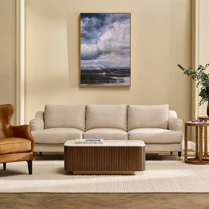 Soft Marsh Landscape Oil Canvas – 90 × 130 cm – view 6