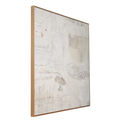 Quiet Ivory Texture Oil Canvas – 120 cm Square – view 6