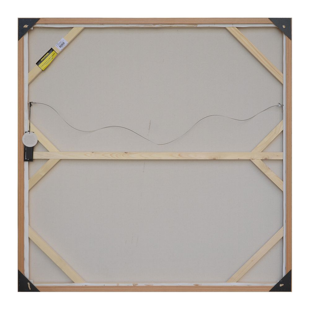Quiet Ivory Texture Oil Canvas – 120 cm Square – view 2
