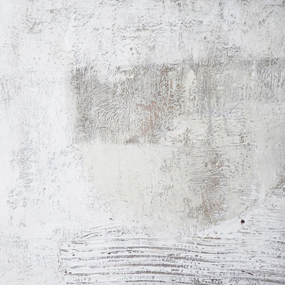 Quiet Ivory Texture Oil Canvas – 120 cm Square – view 3